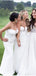 Simple Mermaid White Cheap Long Bridesmaid Dresses Online, Cheap Bridesmaids Dresses, WG720