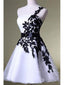 Simple One Shoulder Short Homecoming Dresses Online, Cheap Short Prom Dresses, CM863
