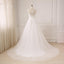 Simple Scoop Lace Wedding Dresses Online, Cheap Bridal Dresses, WD507