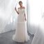 Simple Sweetheart See Through Lace A-line Cheap Wedding Dresses Online, Unique Bridal Dresses, WD577