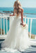 Simple Sweetheart Spaghetti Straps Cheap Custom Long Wedding Bridal Dresses, WD288