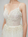 Spaghetti Straps Backless Lace Cheap Wedding Dresses Online, Cheap Bridal Dresses, WD554