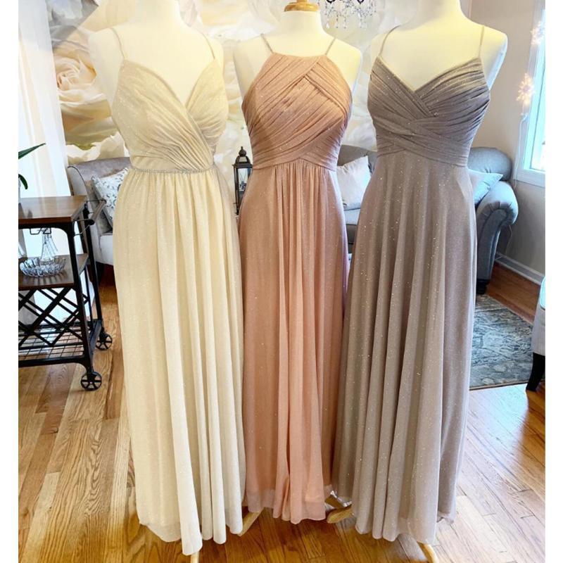 Spaghetti Straps Cheap Long Bridesmaid Dresses Online, Cheap Bridesmaids Dresses, WG718