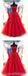 Spaghetti Straps Red A-line Cheap Evening Prom Dresses, Evening Party Prom Dresses, 12180