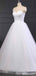 Spaghetti Straps White Cheap Wedding Dresses Online, Cheap Bridal Dresses, WD500