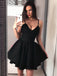 Spahgetti Straps Black Cheap Homecoming Dresses Online, CM723