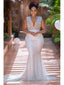 Sparkly Sexy Mermaid V-neck Maxi Long Prom Dresses,Evening Dresses,12924