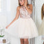 Sparly Sequin Tulle Cute Simple Cheap Homecoming Dresses 2018, CM454