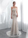 Straight Neckline Lace Mermaid Cheap Wedding Dresses Online, Unique Bridal Dresses, WD572