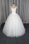 Strapless A line Tulle Wedding Dresses,  2017 Lace Custom Wedding Gowns, Affordable Ball Gown Bridal Dresses, 18004