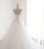 Strapless Simple Lace A line Wedding Bridal Dresses, Custom Made Wedding Dresses, Affordable Wedding Bridal Gowns, WD259