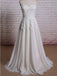 Strapless Sweetheart Lace A-line Long Wedding Bridal Dresses, WD292