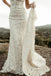 Straps Mermaid backless Handmade Lace Wedding Dresses,WD778