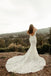 Straps Mermaid backless Handmade Lace Wedding Dresses,WD778