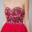 Sweetheart A-line Embroidered Ball Gown Evening Prom Dresses, Evening Party Prom Dresses, 12021