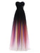 Sweetheart Beaded Chiffon Ombre Long Evening Prom Dresses, Custom heap Sweet 16 Dresses, 18403