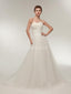 Sweetheart Feather Simple A-line Cheap Wedding Dresses Online, Cheap Bridal Dresses, WD563