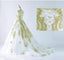 Sweetheart Gold Lace Applique A-line Wedding Dresses, Cheap Wedding Gown, WD710
