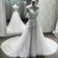 Sweetheart Gorgeous Open Back Applique Long Wedding Party Dresses, WG601