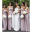 Sweetheart Pale Pink Floor Length Cheap Long Bridesmaid Dresses Online, WG563