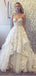 Sweetheart Ruffle Lace A-line Cheap Wedding Dresses Online, Cheap Bridal Dresses, WD533