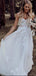 Sweetheart See Through A-line Lace Wedding Dresses, Cheap Wedding Gown, WD684