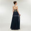 Two Pieces Halter Lace Applique Long Evening Prom Dresses, Evening Party Prom Dresses, 12005