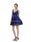 Two Straps Royal Blue Simple Cheap Homecoming Dresses Online, Cheap Short Prom Dresses, CM809