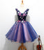 Two Straps V Neckline Cute Homecoming Prom Dresses, Affordable Short Party Prom Dresses, Perfect Homecoming Dresses, CM321