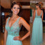 Unique Blue Elegant Formal Cheap Pretty Long Prom Dress, WG288