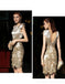 Unique Champagne Applique Cheap Homecoming Dresses Online, Cheap Short Prom Dresses, CM774