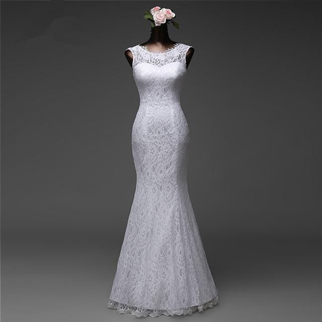 Unique Detachable Skirt Lace Mermaid Wedding Bridal Dresses, Custom Made Wedding Dresses, Affordable Wedding Bridal Gowns, WD239