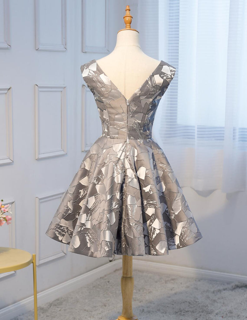 Unique Grey Cheap Short Homecoming Dresses Online, CM665