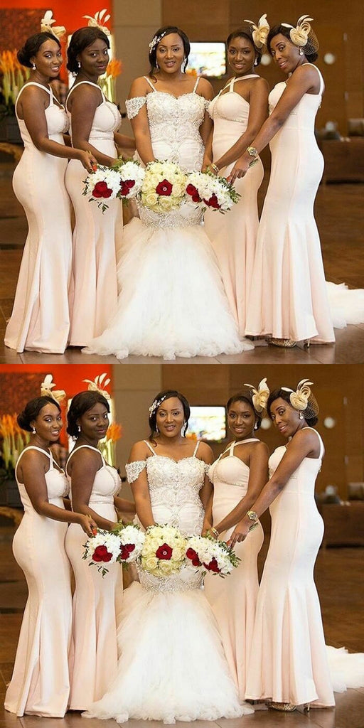 Unique Mermaid Cheap Long Bridesmaid Dresses Online,WG1481
