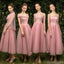 Unique Pink Short Mismatched Cheap Bridesmaid Dresses Online, WG541