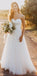 Unique Sweetheart Simple A-line Cheap Wedding Dresses, WD310