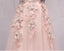 V Neckline Peach Lace Evening Prom Dresses, Popular Lace Party Prom Dresses, Custom Long Prom Dresses, Cheap Formal Prom Dresses, 17188