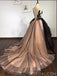 Vintage Backless Black Lace Ball Gown Long Evening Prom Dresses, Cheap Sweet 16 Dresses, 18421