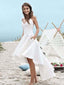 White High Low Simple Cheap Homecoming Dresses Online, CM541