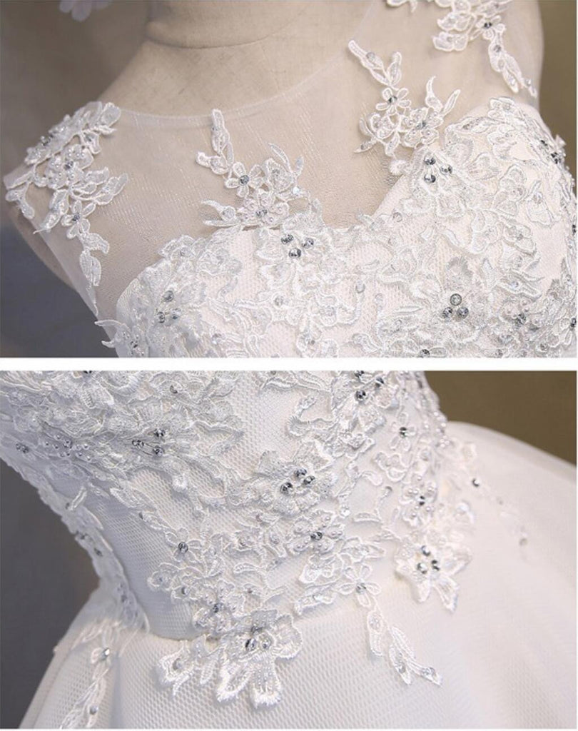 White Lace Open Back Sexy Homecoming Prom Dresses, Affordable Short Party Prom Dresses, Perfect Homecoming Dresses, CM281