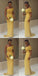 Yellow Mermaid One Shoulder Cheap Long Bridesmaid Dresses,WG1388